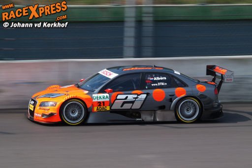 Albers flat-out op de Lausitz ring